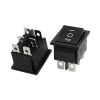 Переключатель - KCD2-203 (6pin) 15A, 250V ON-OFF-ON - черный
