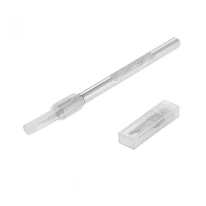 Нож-скальпель канцелярский для монтажных и художественных работ